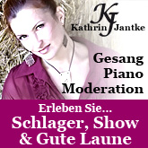 Newcomerin Kathrin Jantke aus Cottbus (nähe Berlin) macht sich seit gut einem Jahr auf dem Weg zum Schlagerhimmel.  Mit ihrem im Jahr 2008 veröffentlichten Debüt-Solo-Album „Irgendwann beginnt Jetzt“, tritt sie ein weiteres Mal den Beweis an, dass sie die nötigen Starqualitäten besitzt, um im Showbusiness erfolgreich bestehen zu können.